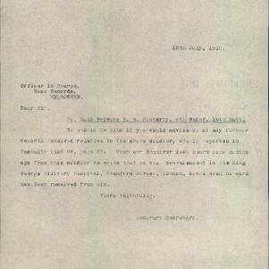 Soldier packet page