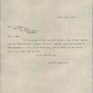 Soldier packet page