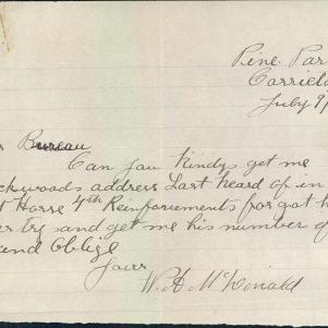 Soldier packet page
