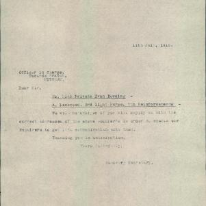 Soldier packet page