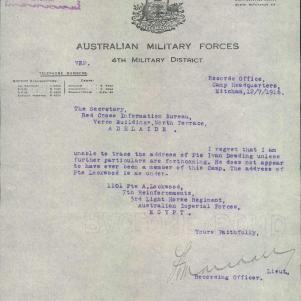 Soldier packet page