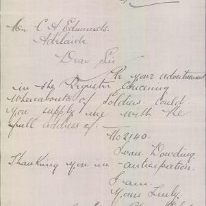 Soldier packet page