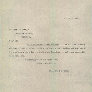 Soldier packet page