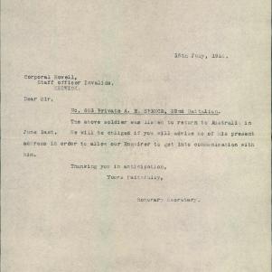 Soldier packet page