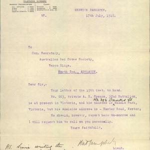 Soldier packet page