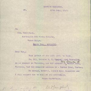 Soldier packet page