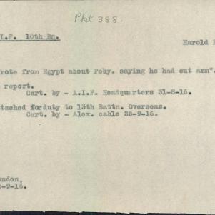 Soldier packet page