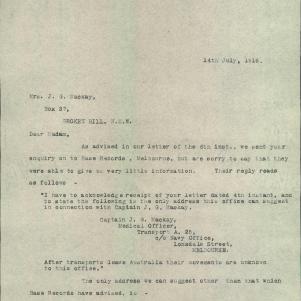 Soldier packet page