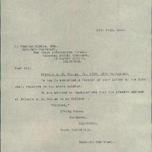 Soldier packet page