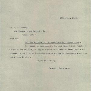 Soldier packet page