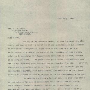 Soldier packet page