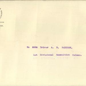 Soldier packet page