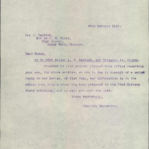 Soldier packet page