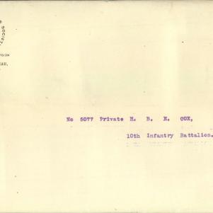 Soldier packet page