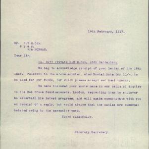 Soldier packet page