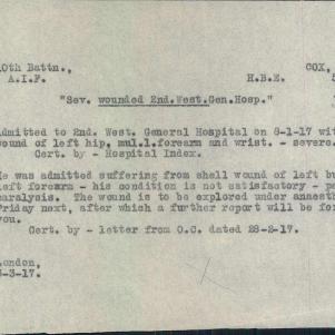 Soldier packet page