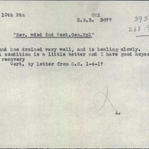 Soldier packet page