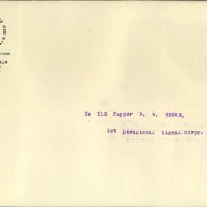 Soldier packet page