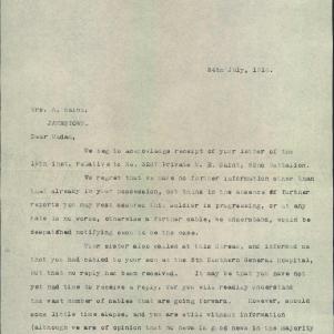 Soldier packet page