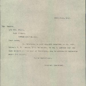 Soldier packet page
