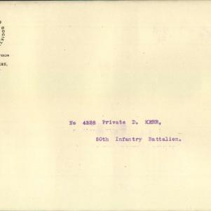 Soldier packet page