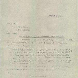 Soldier packet page