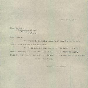 Soldier packet page