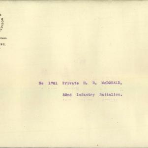 Soldier packet page