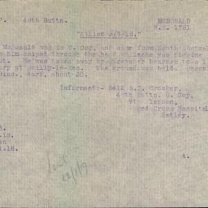 Soldier packet page