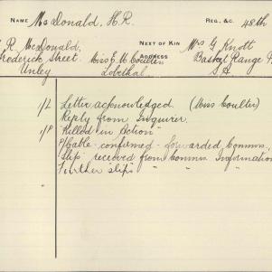 Soldier packet page