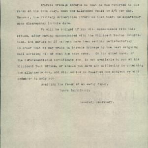 Soldier packet page