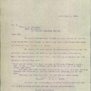 Soldier packet page