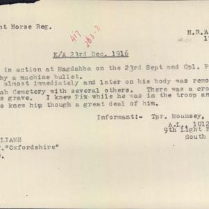 Soldier packet page