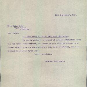 Soldier packet page