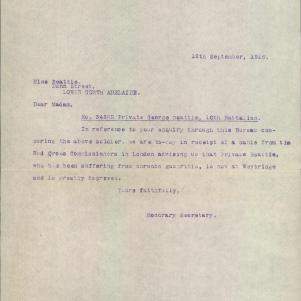 Soldier packet page