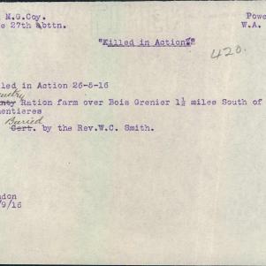 Soldier packet page