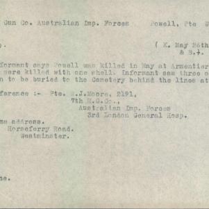 Soldier packet page