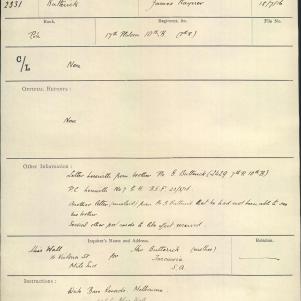 Soldier packet page