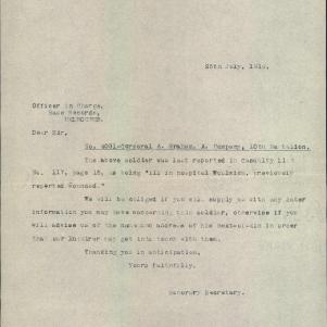 Soldier packet page