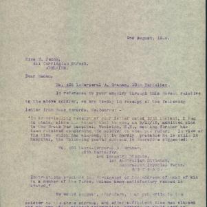 Soldier packet page