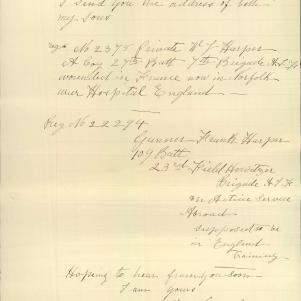 Soldier packet page