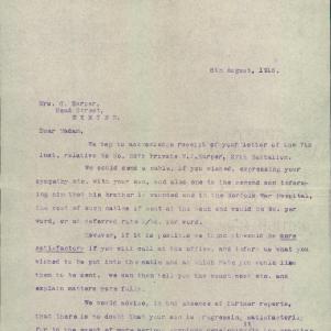 Soldier packet page