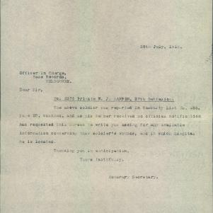 Soldier packet page