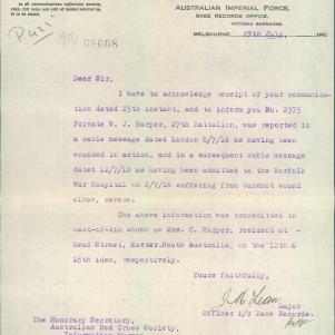 Soldier packet page