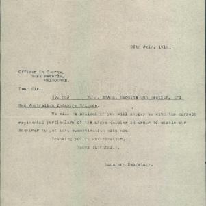 Soldier packet page