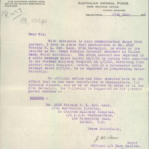 Soldier packet page