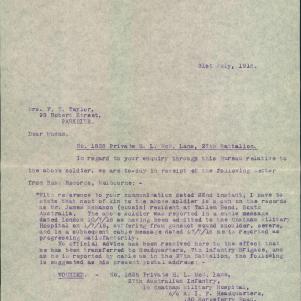 Soldier packet page