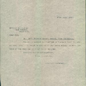 Soldier packet page