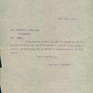 Soldier packet page