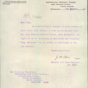 Soldier packet page